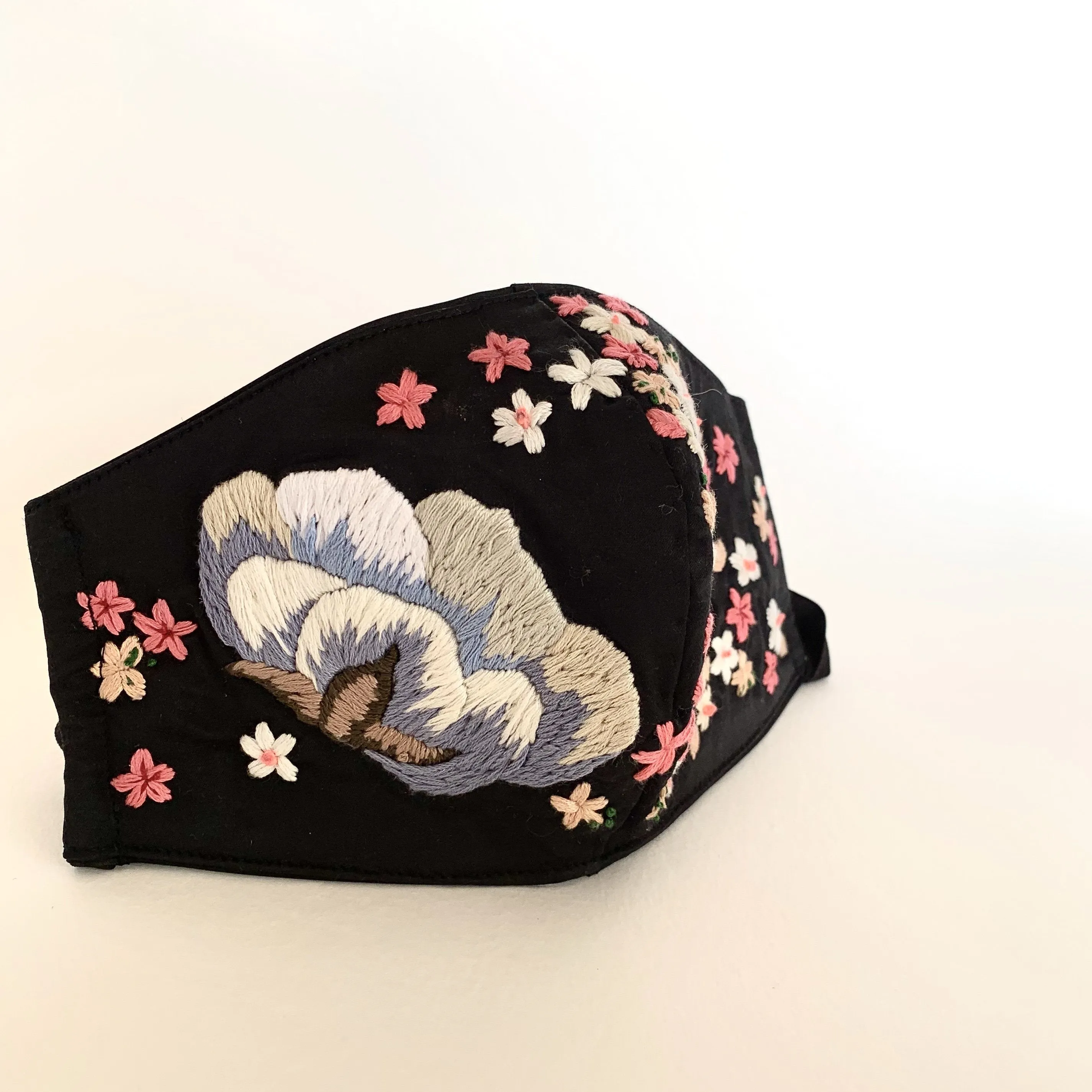Custom Hand-Embroidered Mask