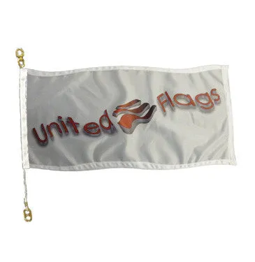 Gibraltar National Flag Printed