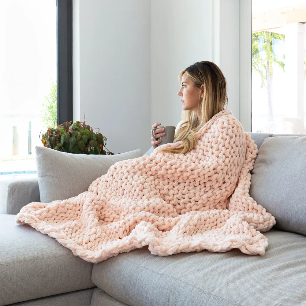 Oversized Chunky Knit Blanket (Sale)