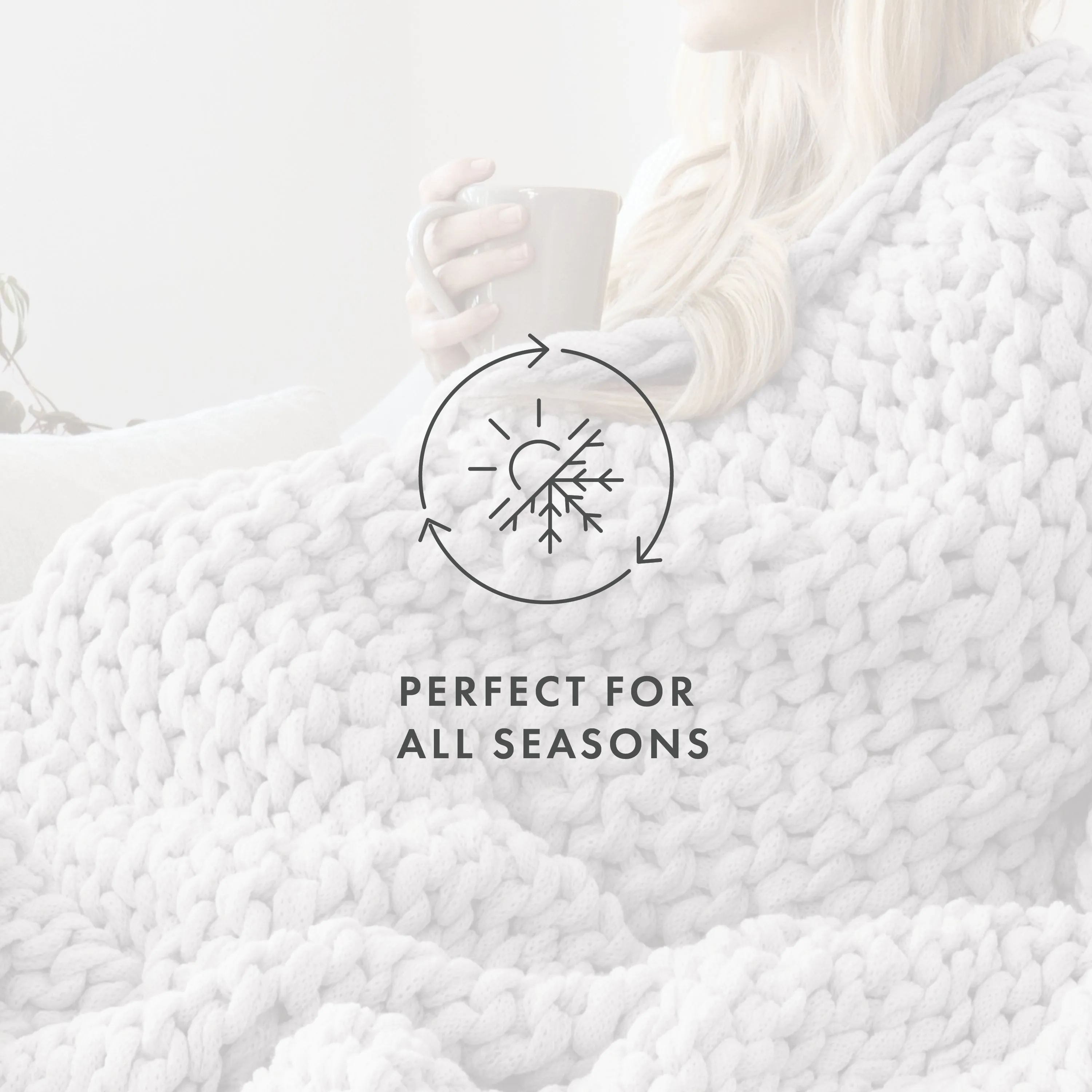 Oversized Chunky Knit Blanket (Sale)
